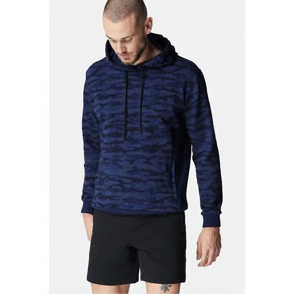 Fabletics Men’s Courtside Hoodie Navy Elemental XL - Picture 1 of 7